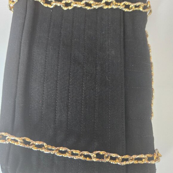 Vintage Black Cloth Micro Envelope Flap Crossbody - Picture 6 of 6